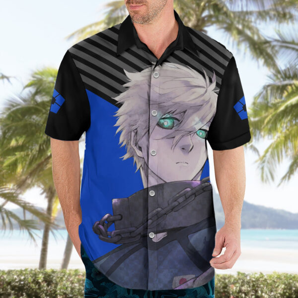 Chemise hawaïenne Seishiro Nagi Blue Lock anime - Maison Otaku – Image 3