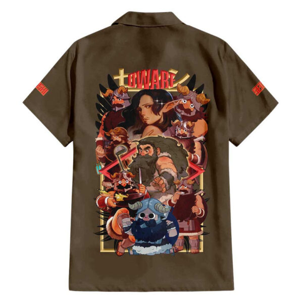 Chemise hawaïenne Senshi Delicious in Dungeon anime Japon - Maison Otaku – Image 2