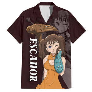 Chemise hawaïenne Serpent Péché d'envie Diane - Maison Otaku