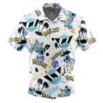 Chemise hawaïenne Escouade Carapuce V1 Lunettes Pokémon – Maison Otaku