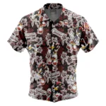 Chemise hawaïenne Motif Ombre Sonic Le Hérisson – Maison Otaku