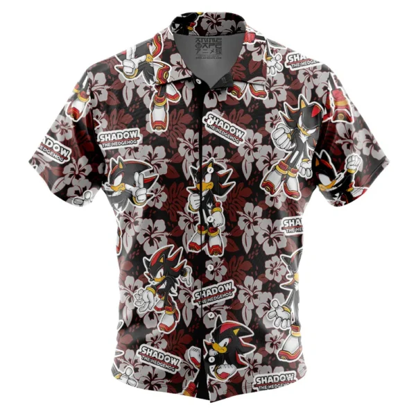 Chemise hawaïenne Motif Ombre Sonic Le Hérisson - Maison Otaku
