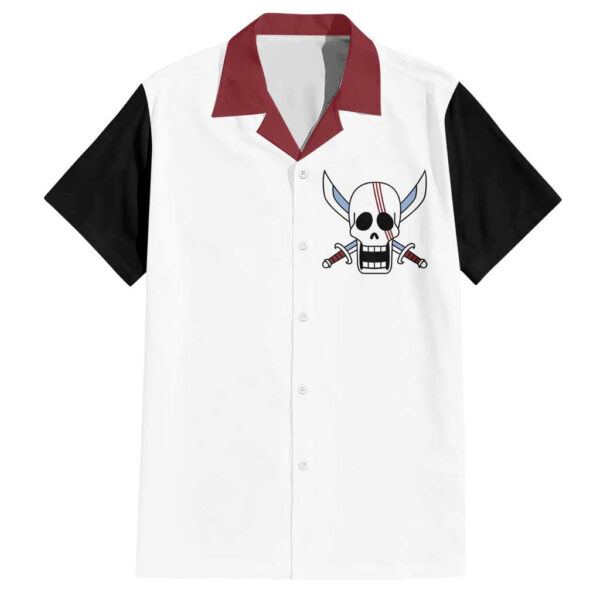 Chemise hawaïenne Shanks cheveux rouges One Piece uniforme anime - Maison Otaku