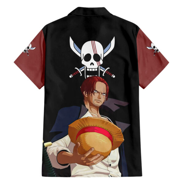 Chemise hawaïenne Shanks Yonko cheveux rouges One Piece - Maison Otaku – Image 2