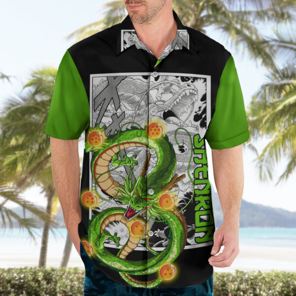 Chemise hawaïenne Shenron Dragon Ball mix manga anime - Maison Otaku – Image 3