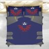 Housse De Couette Link avec Bouclier The Legend of Zelda Parure de lit Ensemble De Literie