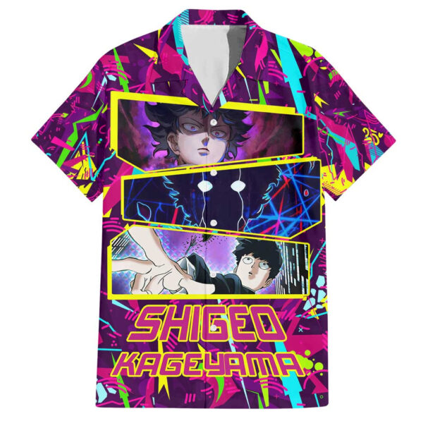 Chemise hawaïenne Shigeo Kageyama Mob Psycho 100 anime - Maison Otaku