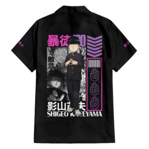Chemise hawaïenne Shigeo Kageyama Mob Psycho 100 Japon anime - Maison Otaku
