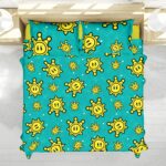 Housse De Couette Motif Brillant Super Mario Parure de lit Ensemble De Literie