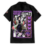 Chemise hawaïenne Shinobu Kocho Demon Slayer anime – Maison Otaku