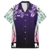 Chemise hawaïenne Shinobu Kocho Demon Slayer anime Japon - Maison Otaku