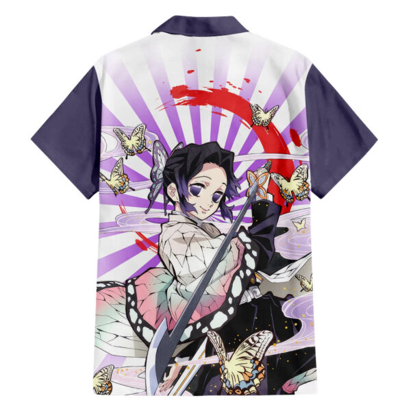 Chemise hawaïenne Shinobu Kochou Demon Slayer - Maison Otaku – Image 2