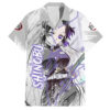 Chemise hawaïenne Shinobu Kochou Demon Slayer anime Semon - Maison Otaku