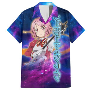 Chemise hawaïenne Shinozaki Rika Lisbeth Sword Art Galaxy - Maison Otaku
