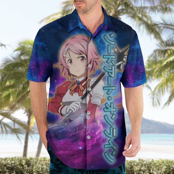 Chemise hawaïenne Shinozaki Rika Lisbeth Sword Art Galaxy - Maison Otaku – Image 3
