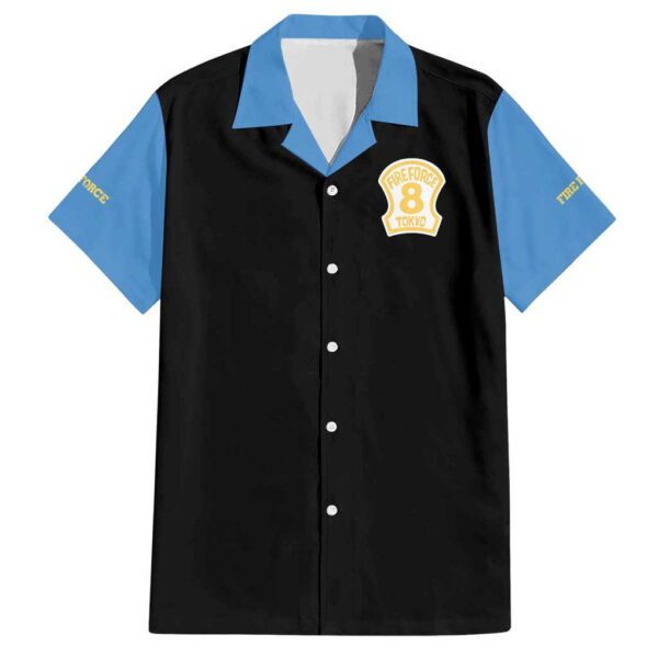Chemise hawaïenne Shinra Kusakabe Fire Force anime - Maison Otaku