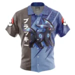 Chemise hawaïenne Attaque Noctali Brillant Pokémon – Maison Otaku
