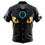 Chemise hawaïenne Visage Noctali Brillant Pokémon – Maison Otaku