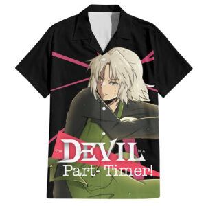 Chemise hawaïenne Shiro Ashiya The Devil Part Timer anime - Maison Otaku