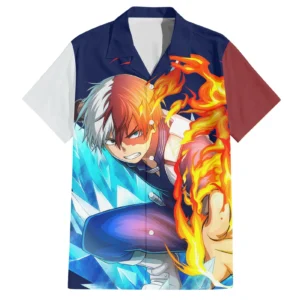 Chemise hawaïenne Shoto Todoroki My Hero Academia - Maison Otaku