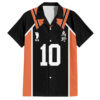 Chemise hawaïenne Shoyo Hinata numéro 10 Karasuno - Maison Otaku