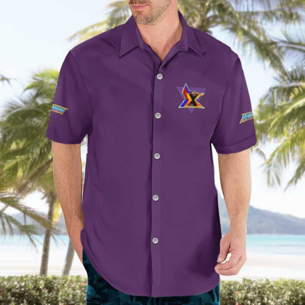 Chemise hawaïenne Sigma Mega Man anime - Maison Otaku – Image 3