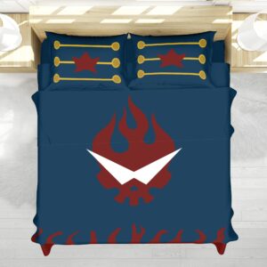 Housse De Couette Simon Gurren Lagann Parure de lit Ensemble De Literie