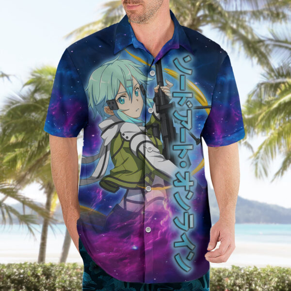 Chemise hawaïenne Sinon Sword Art Galaxy - Maison Otaku – Image 3