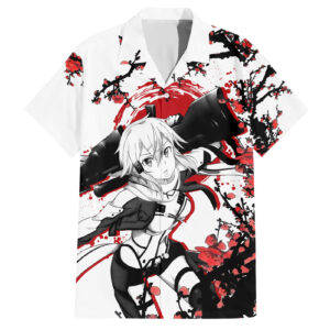 Chemise hawaïenne Sinon Sword Art Online anime Japon - Maison Otaku