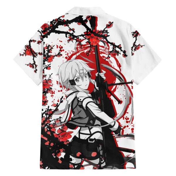 Chemise hawaïenne Sinon Sword Art Online anime Japon - Maison Otaku – Image 2