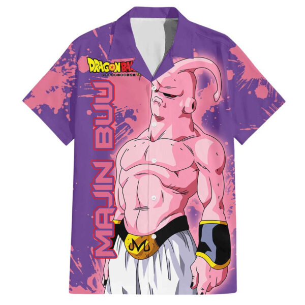 Chemise hawaïenne Majin Buu maigre Dragon Ball anime - Maison Otaku