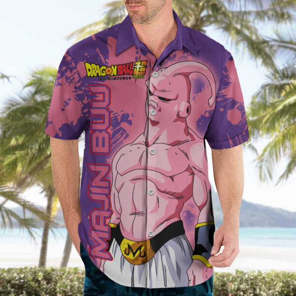 Chemise hawaïenne Majin Buu maigre Dragon Ball anime - Maison Otaku – Image 3