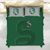 Housse De Couette Serpentard Hogwarts Legacy Parure de lit Ensemble De Literie