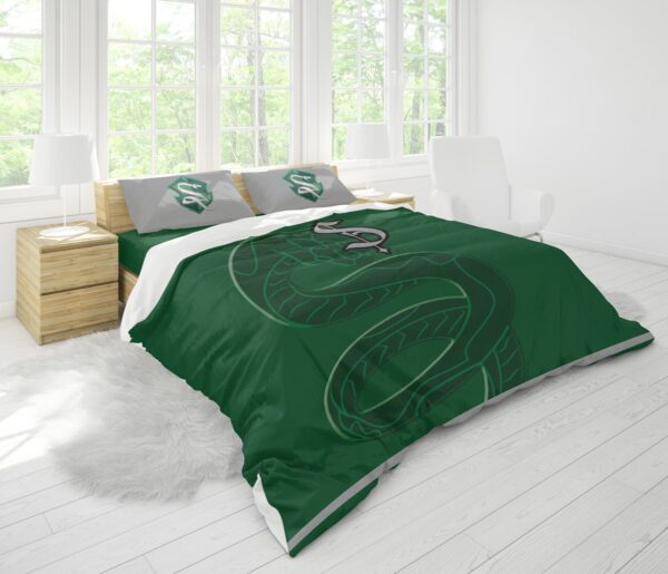 Housse De Couette Serpentard Hogwarts Legacy Parure de lit Ensemble De Literie – Image 2