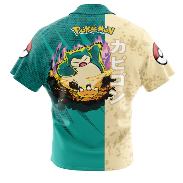 Chemise hawaïenne Attaque Ronflex Pokémon - Maison Otaku – Image 2