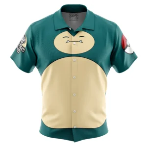 Chemise hawaïenne Visage Ronflex Pokémon - Maison Otaku