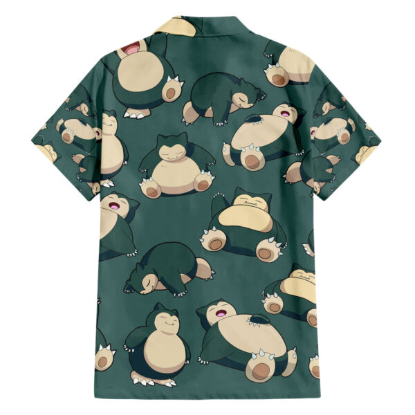 Chemise hawaïenne Snorlax Motif Style - Maison Otaku – Image 2