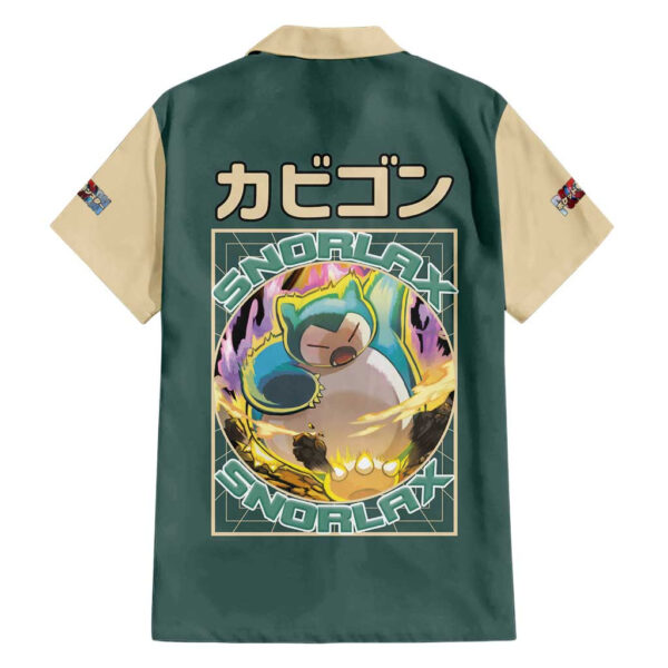 Chemise hawaïenne Snorlax Pokémon Anime - Maison Otaku – Image 2