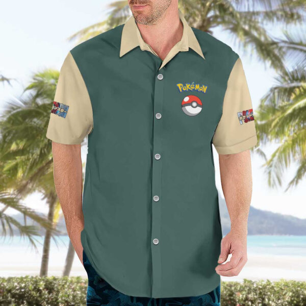Chemise hawaïenne Snorlax Pokémon Anime - Maison Otaku – Image 3