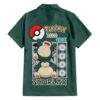 Chemise hawaïenne Snorlax Pokémon Streetwear Anime - Maison Otaku
