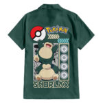 Chemise hawaïenne Snorlax Pokémon Streetwear Anime – Maison Otaku