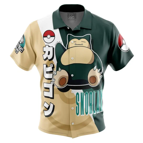 Chemise hawaïenne Ronflex Pokémon - Maison Otaku