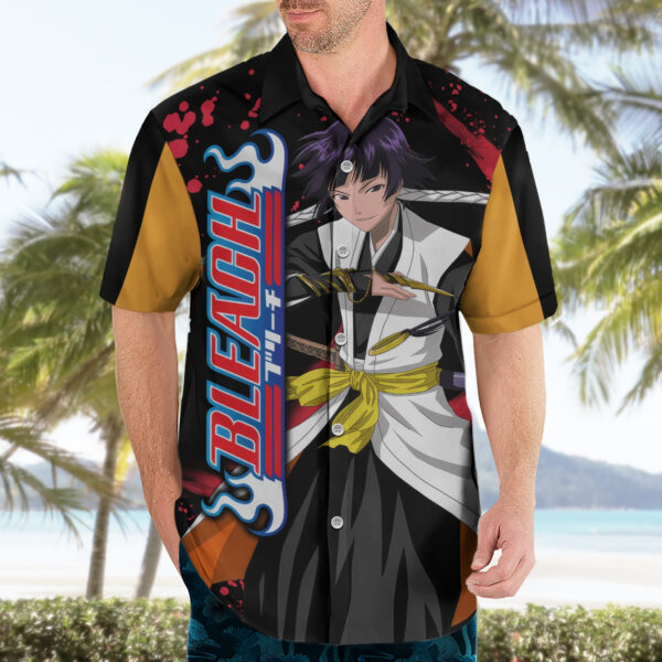 Chemise hawaïenne Soifon Sui-Feng Bleach - Maison Otaku – Image 3