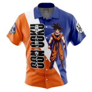 Chemise hawaïenne Son Goku Dragon Ball Z - Maison Otaku