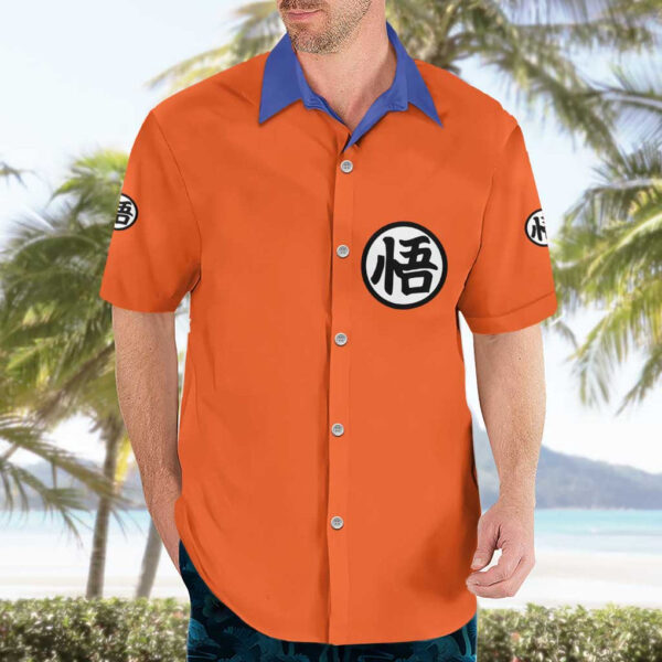 Chemise hawaïenne Son Goku Dragon Ball Z Anime V2 - Maison Otaku – Image 3