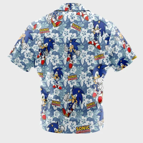 Chemise hawaïenne Motif Sonic The Hedgehog - Maison Otaku – Image 2