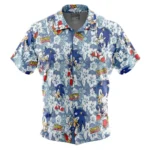 Chemise hawaïenne Motif Sonic The Hedgehog – Maison Otaku