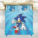Housse De Couette Sonic the Hedgehog Parure de lit Ensemble De Literie