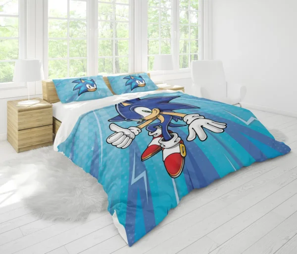 Housse De Couette Sonic the Hedgehog Parure de lit Ensemble De Literie – Image 2