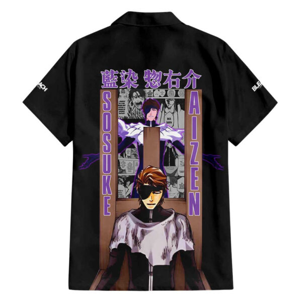 Chemise hawaïenne Sosuke Aizen TYBWA Bleach Anime - Maison Otaku – Image 2